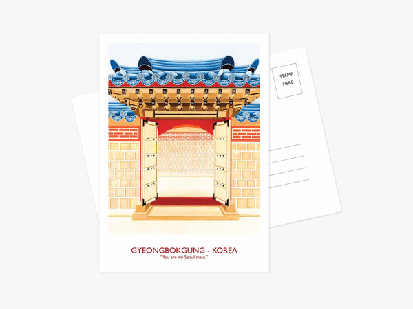 Korea postcard