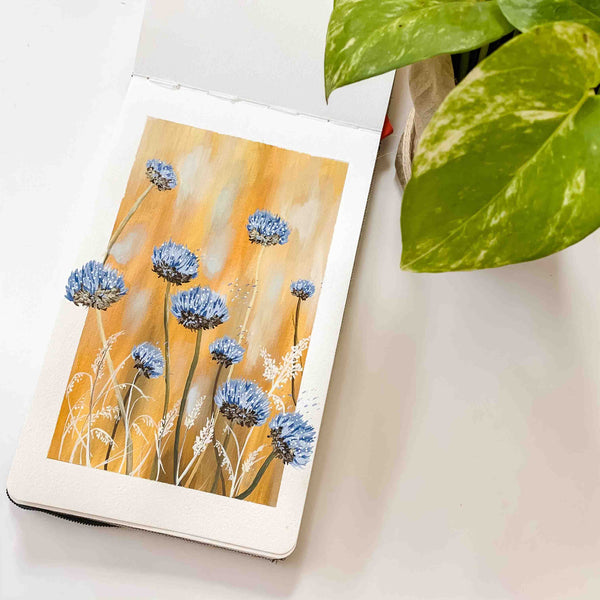 Abstract Wild Flowers - Original Painting