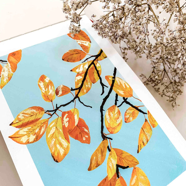 Golden Leaves - Original Painting