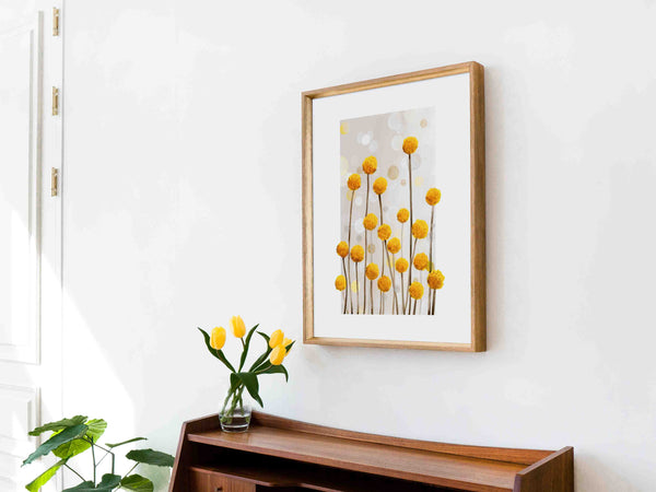 Billy Buttons - Art Print