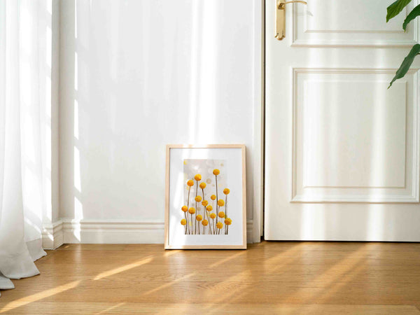 Billy Buttons - Art Print