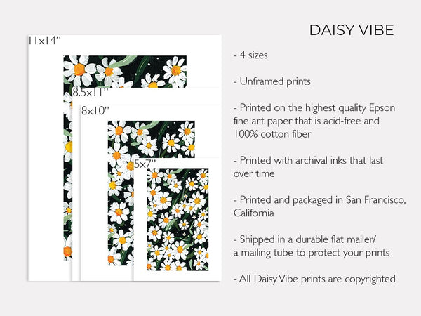 Daisy Meadow - Art Print