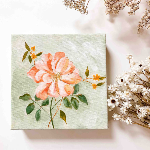 Abstract Flower Original Painting