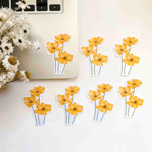 Cosmos Vinyl Sticker