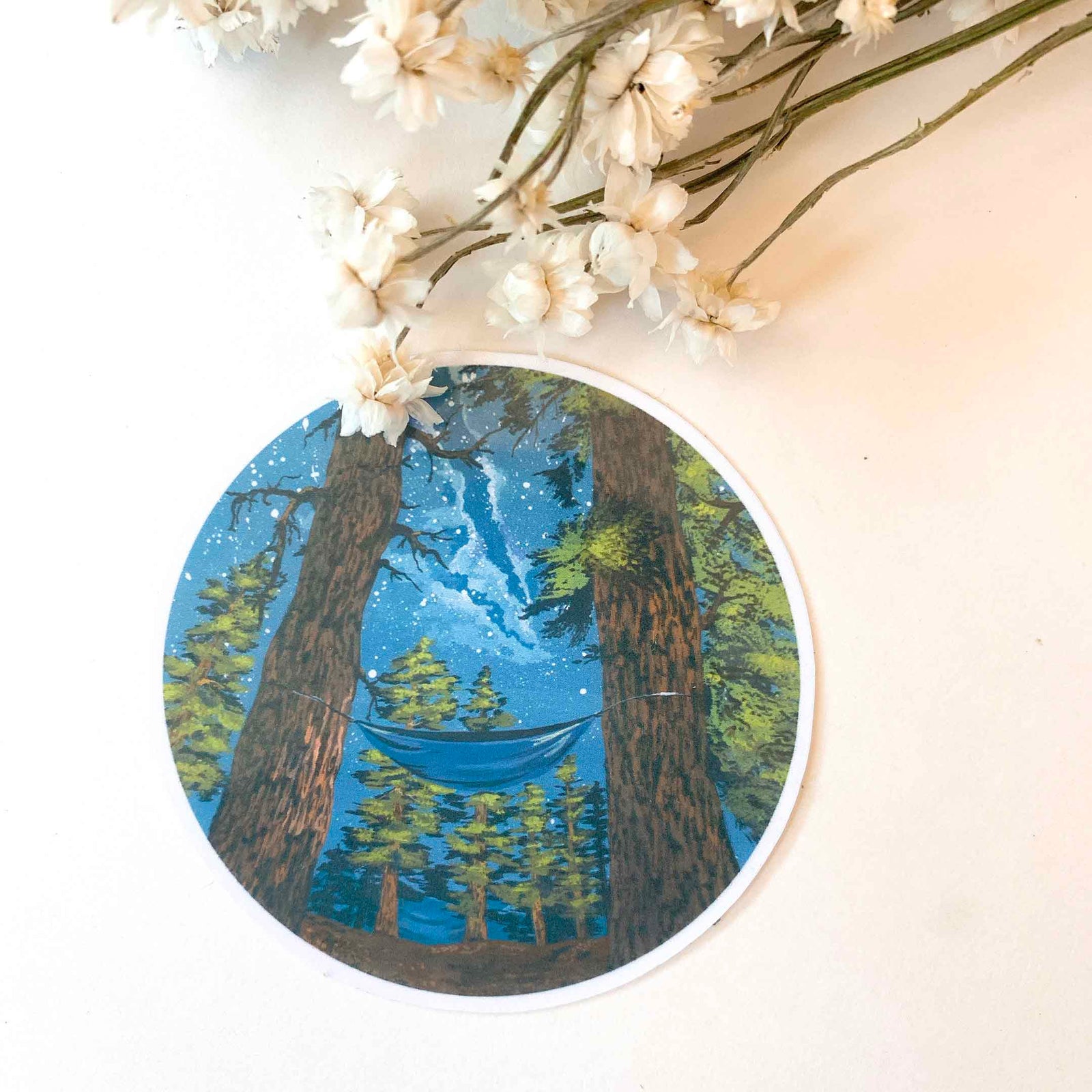 Hammock in the Woods Sticker