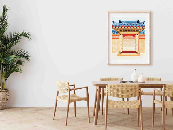Gyeongbokgung Palace, Korea - Art Print