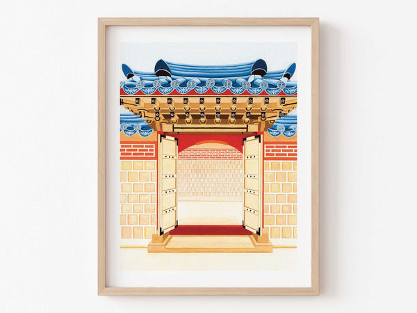 Gyeongbokgung Palace, Korea - Art Print