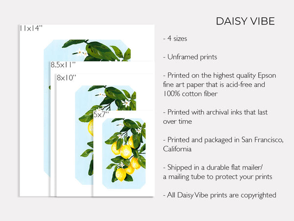 Shiny Lemons - Art Print