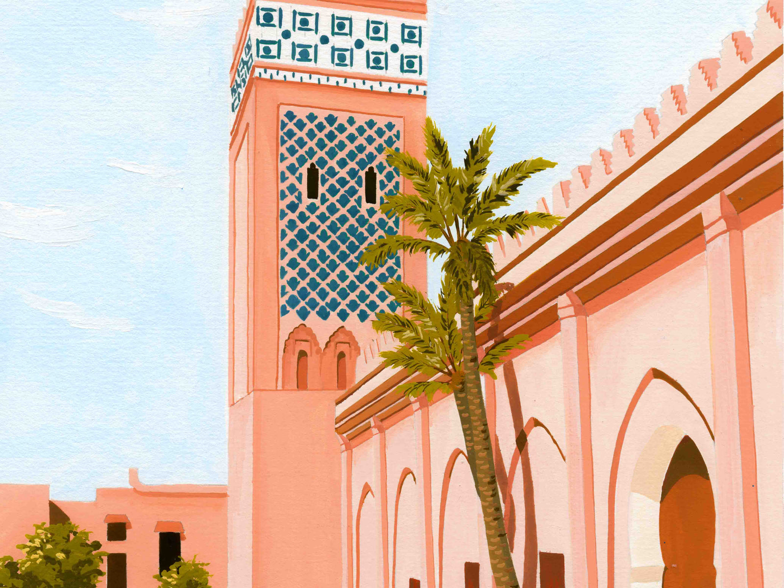 Marrakesh, Morocco - Art Print