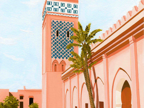 Marrakesh, Morocco - Art Print