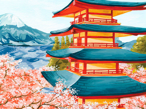Fujiyoshida, Japan - Art Print