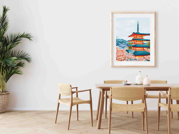 Fujiyoshida, Japan - Art Print