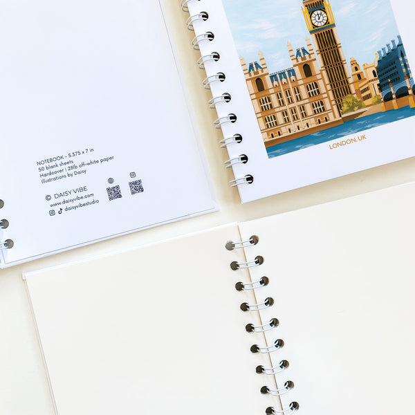 London, UK - Inspirational Notebook