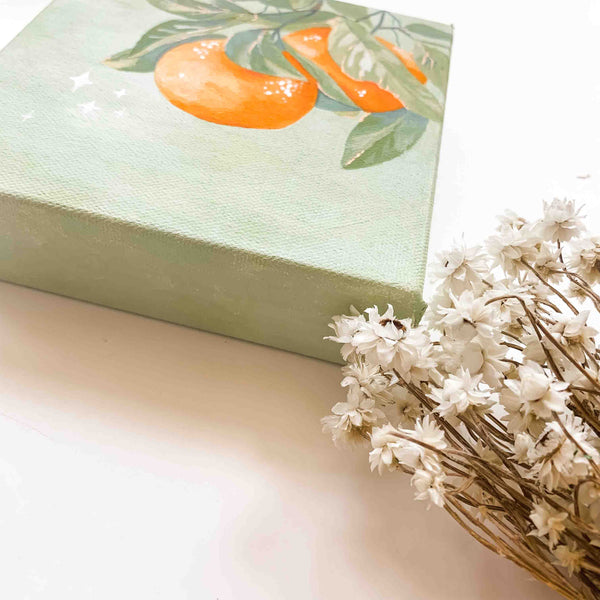Oranges Original Canvas Painting