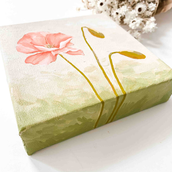 Poppy Original Canvas Painting