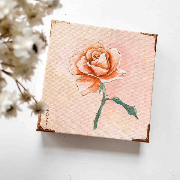 Rose Original Canvas Painting