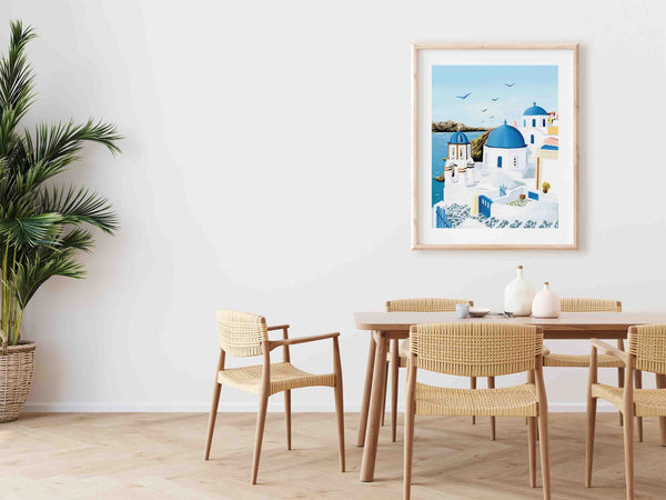 Santorini, Greece - Art Print