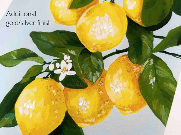 Shiny Lemons - Art Print