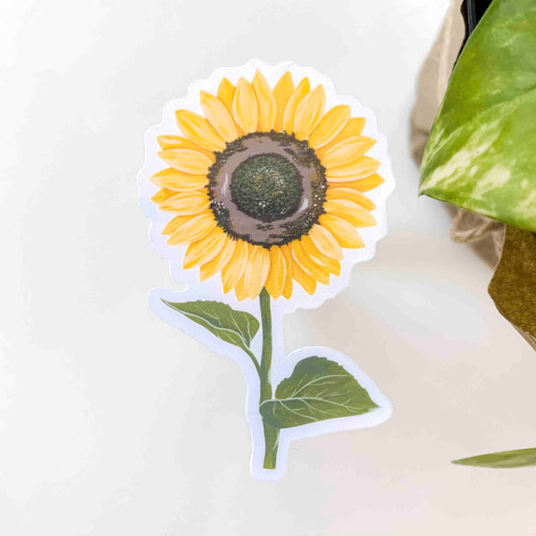 Sunflower Vinyl Sticker