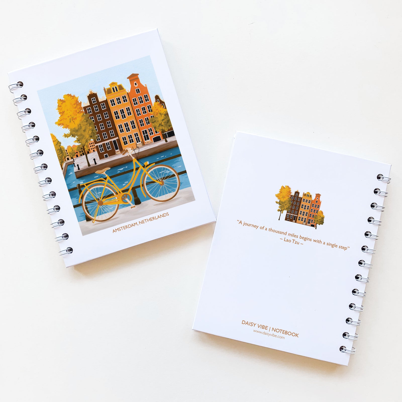 Amsterdam, Netherlands - Inspirational Notebook