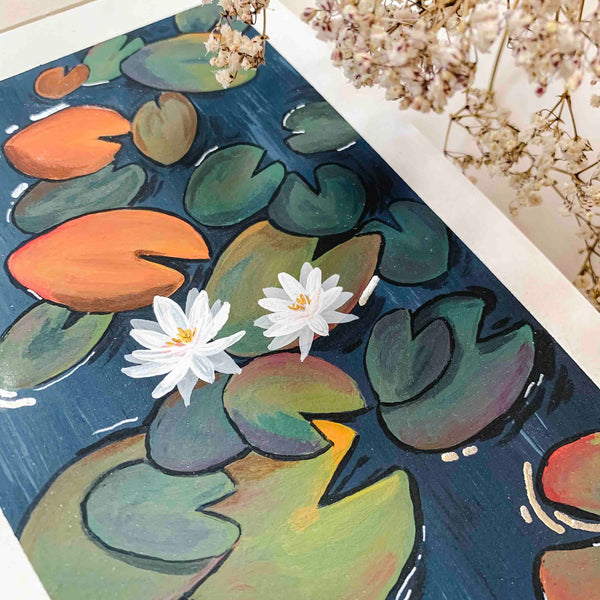 Water Lilies - Original painting
