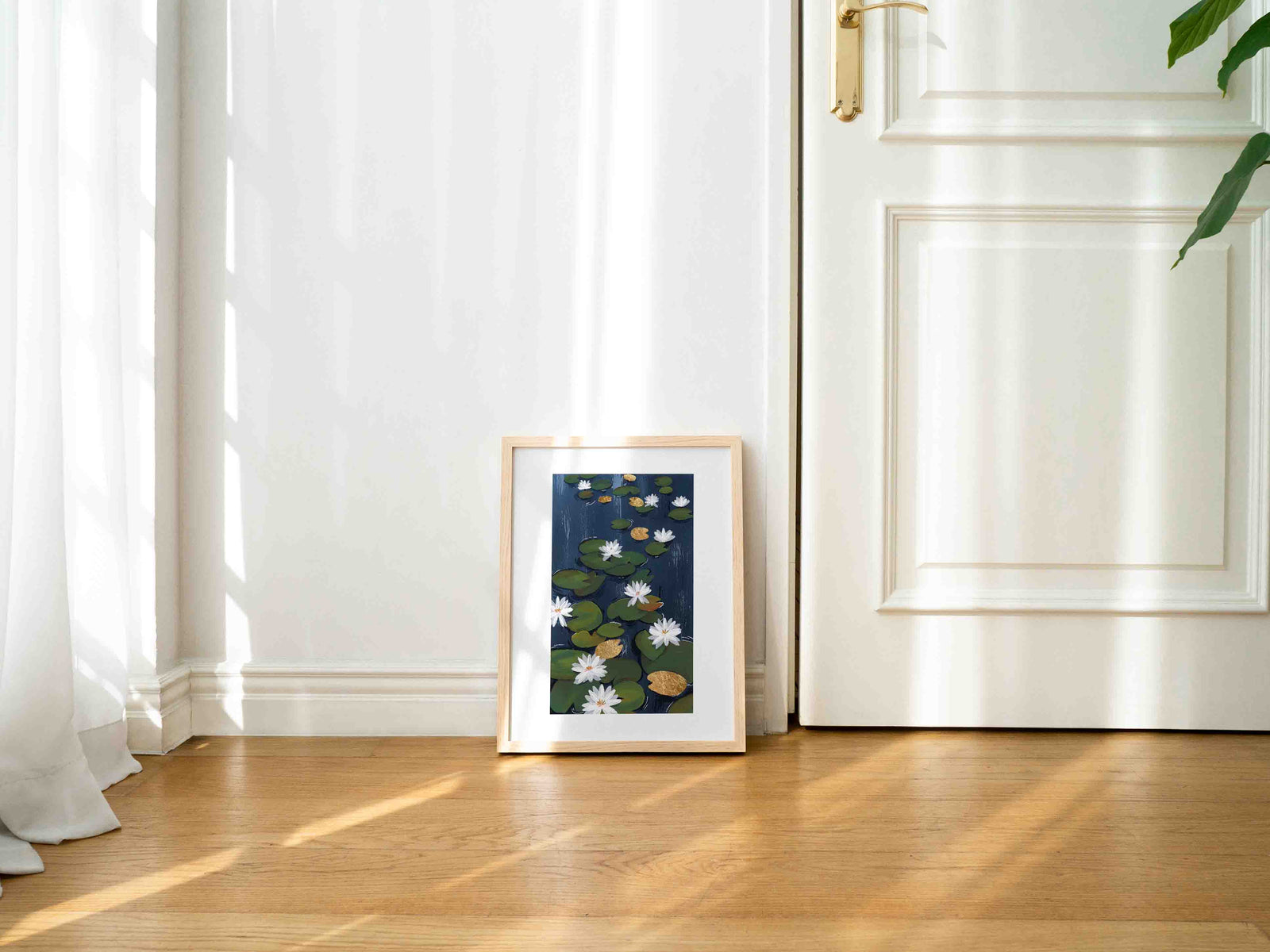 Shiny Water Lily Pads - Art Print