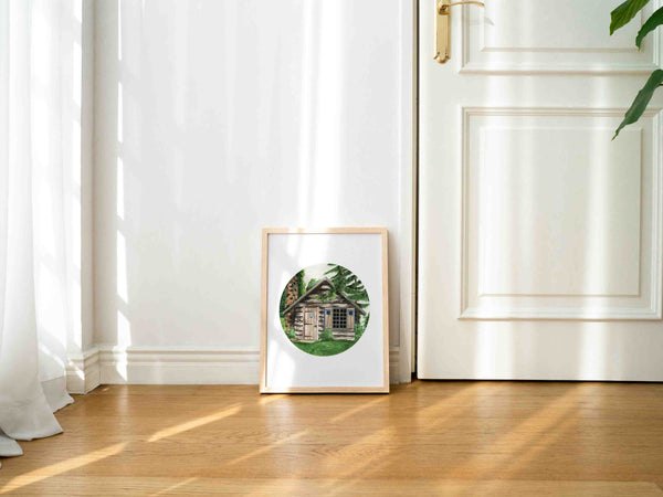 Cabin in the Woods Art Print