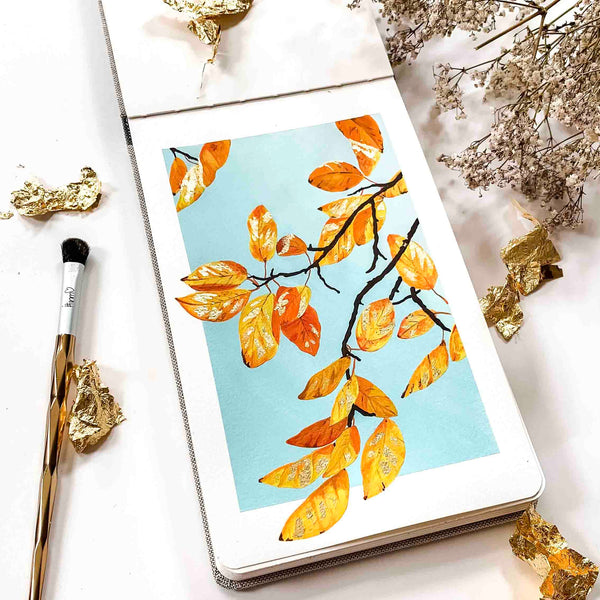 Golden Leaves - Original Painting