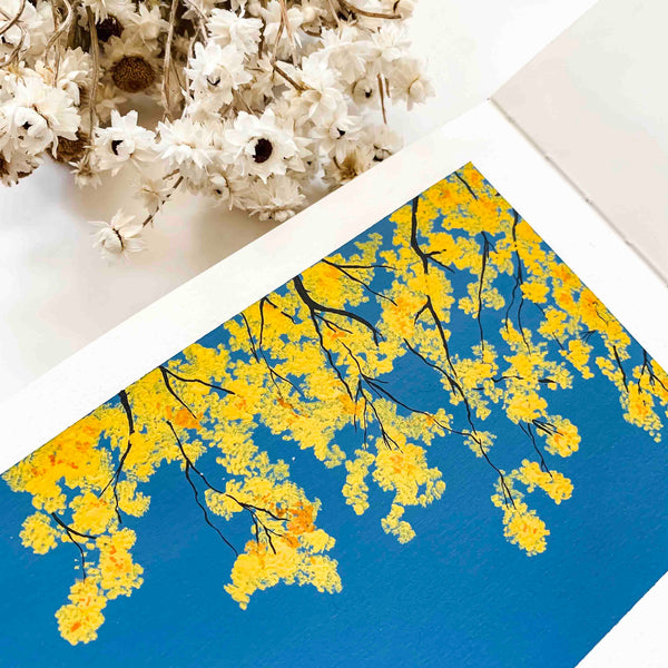 Tabebuia Chrysantha - Original Painting