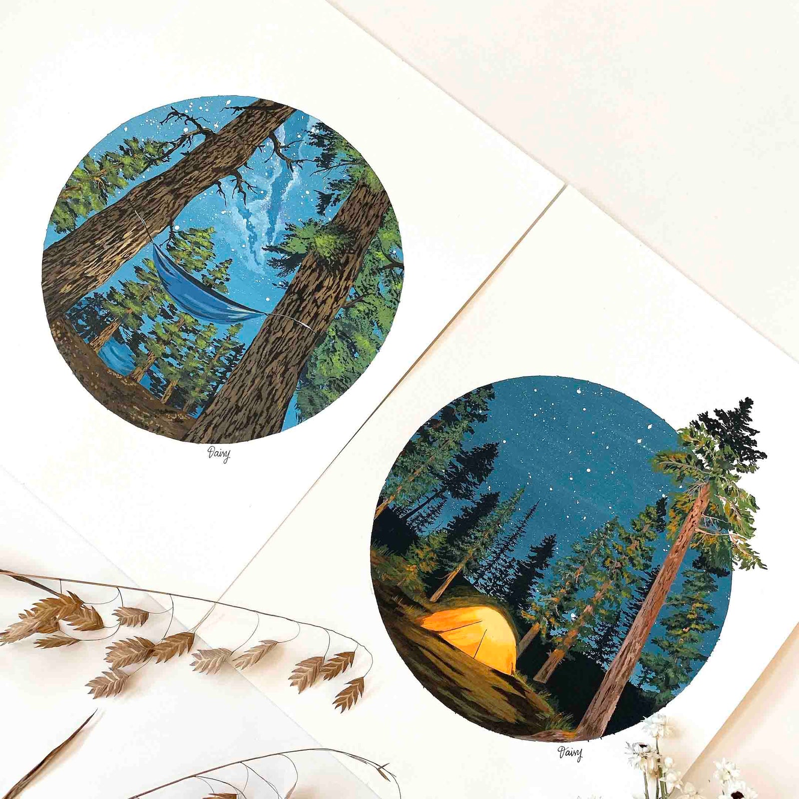 Hammock in the Woods Original Painting