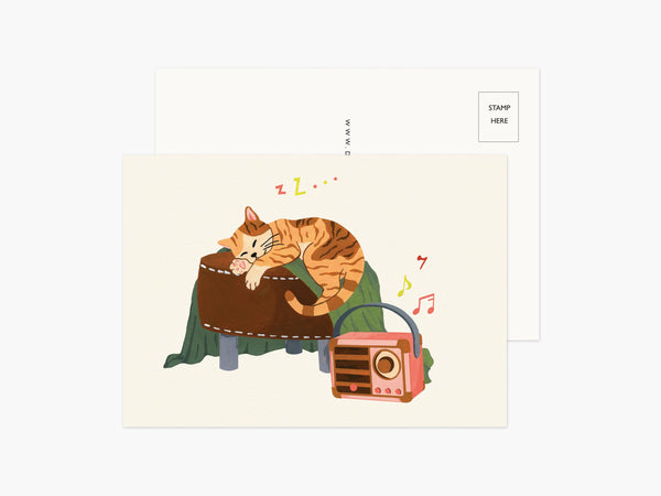 Set of 5 Cat Postcards