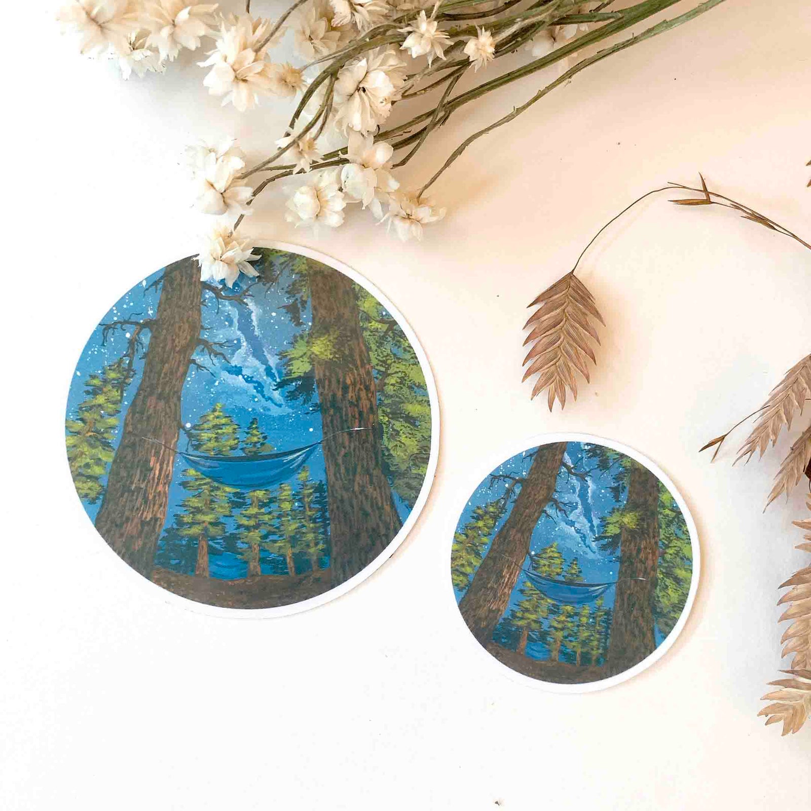 Hammock in the Woods Sticker