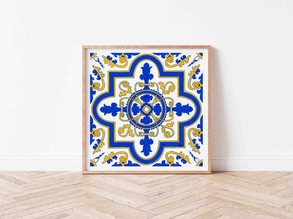 #4 Portuguese Tile Art Print