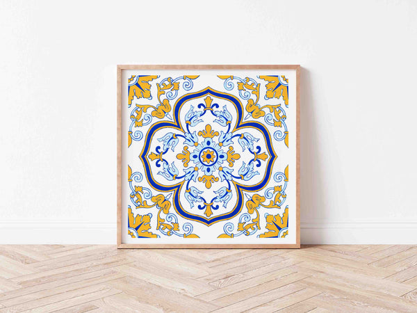 #3 Portuguese Tile Art Print
