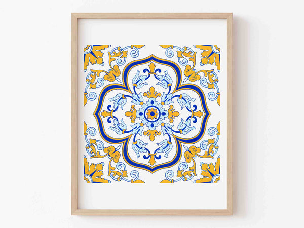#3 Portuguese Tile Art Print