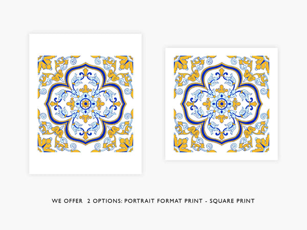 #3 Portuguese Tile Art Print