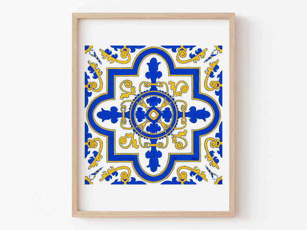 #4 Portuguese Tile Art Print