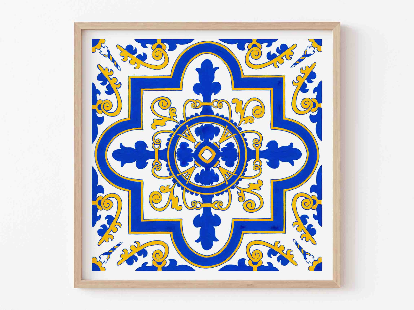 #4 Portuguese Tile Art Print
