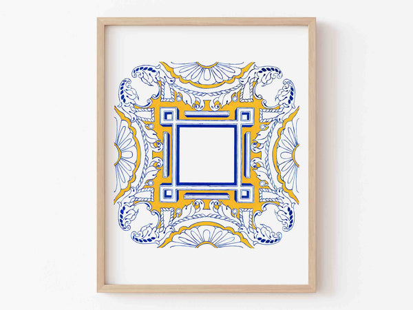 #1 Portuguese Tile Art Print