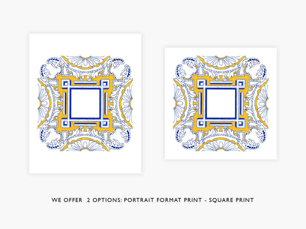 #1 Portuguese Tile Art Print