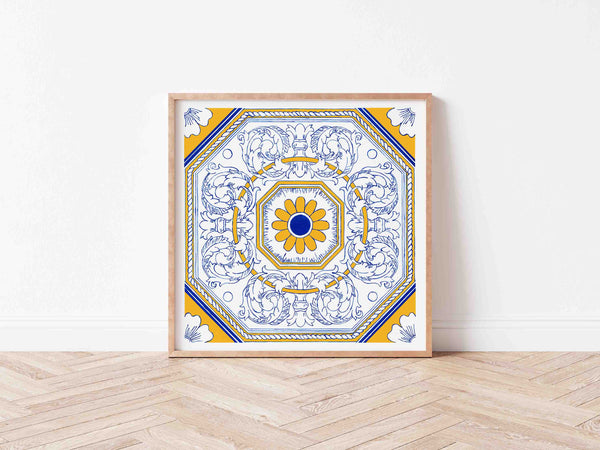 #2 Portuguese Tile Art Print