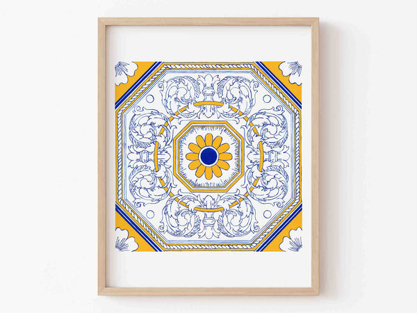 #2 Portuguese Tile Art Print