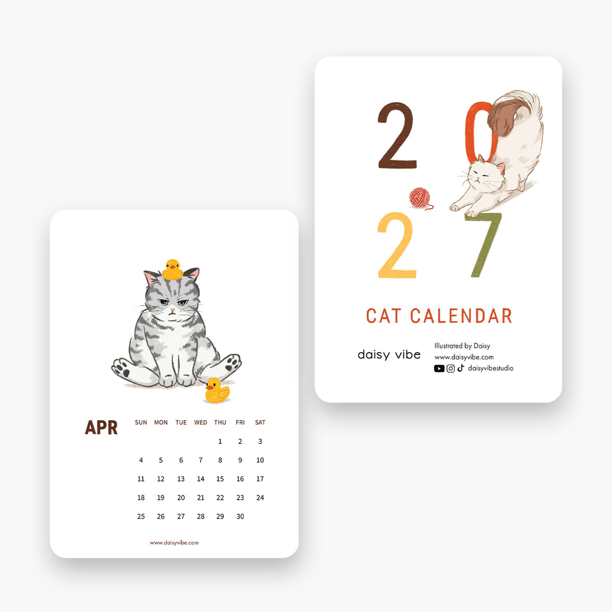 2027 CAT calendars