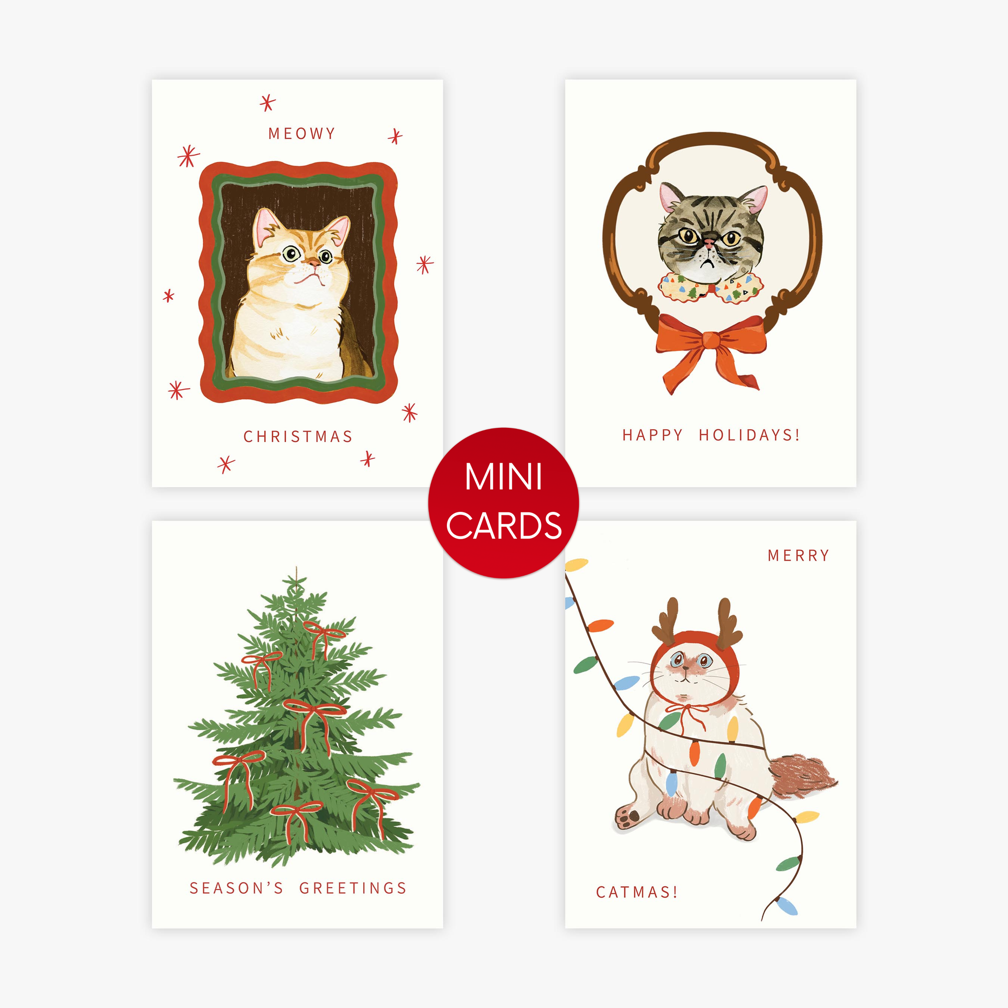 Mini Christmas cards