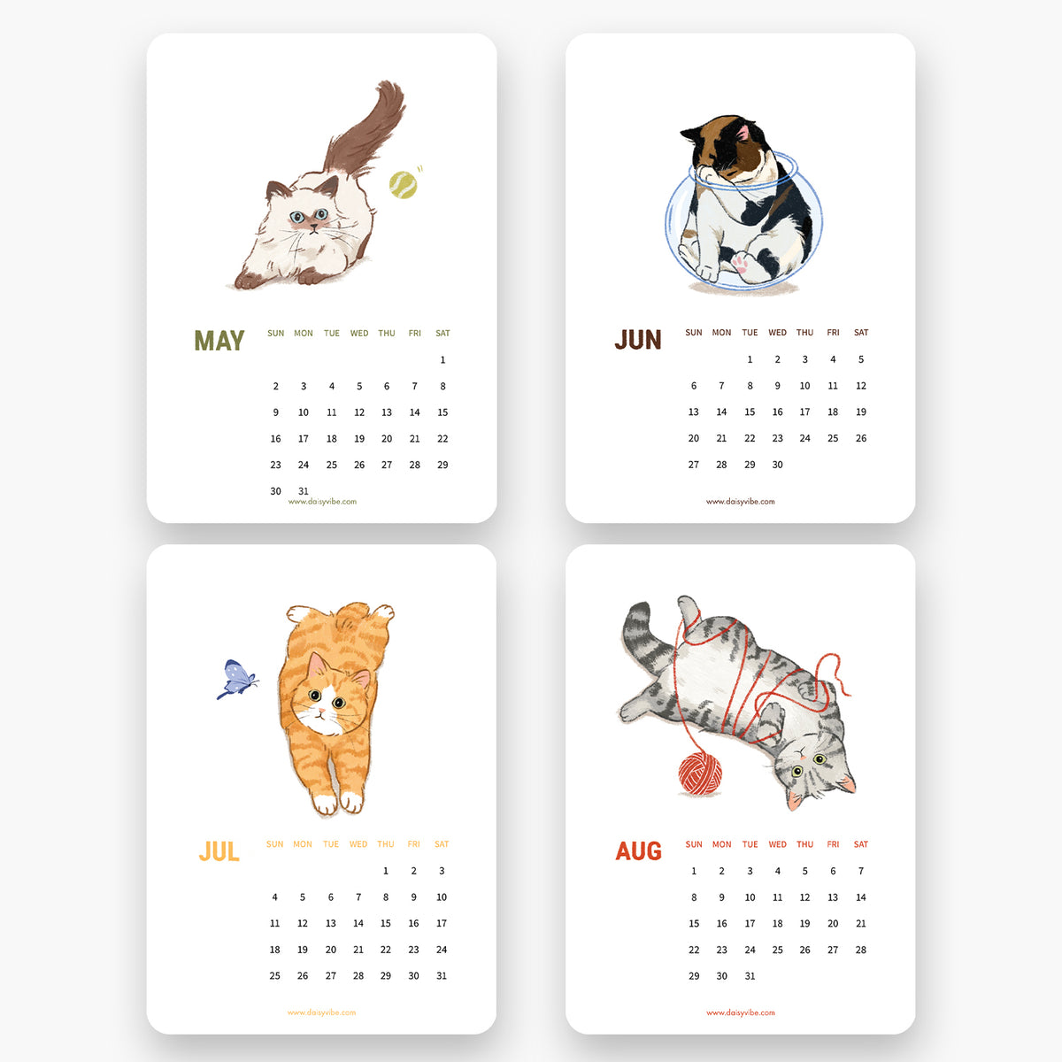 2027 CAT calendars