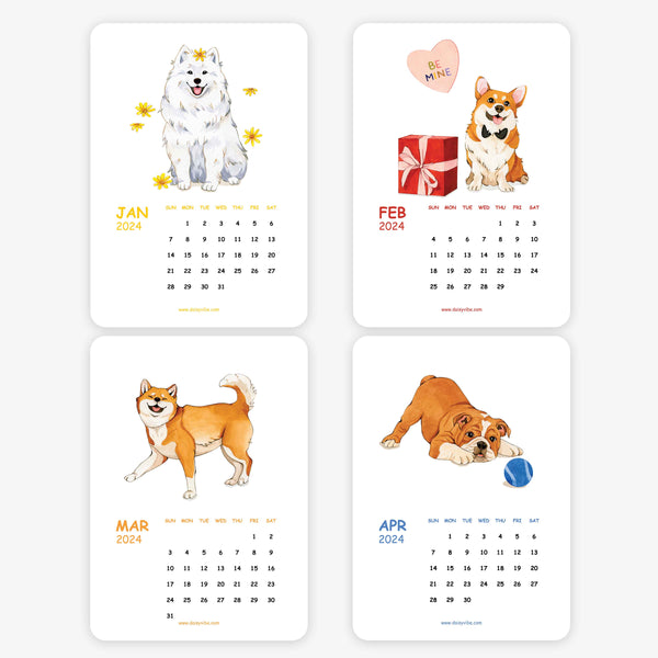 2024 DOG calendars
