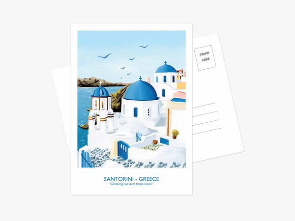 Santorini postcard