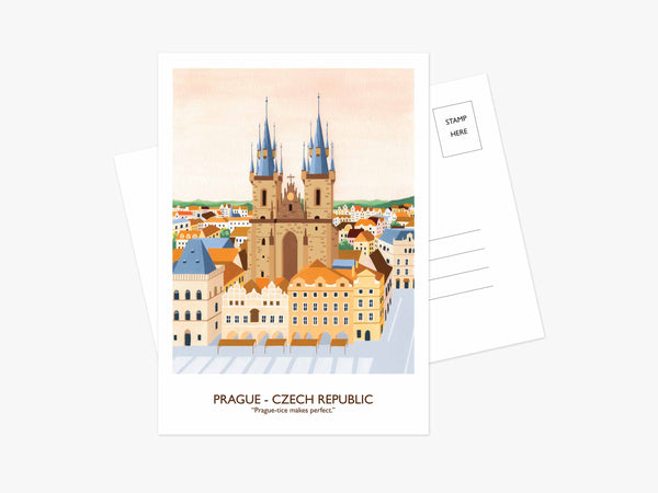 Prague postcard