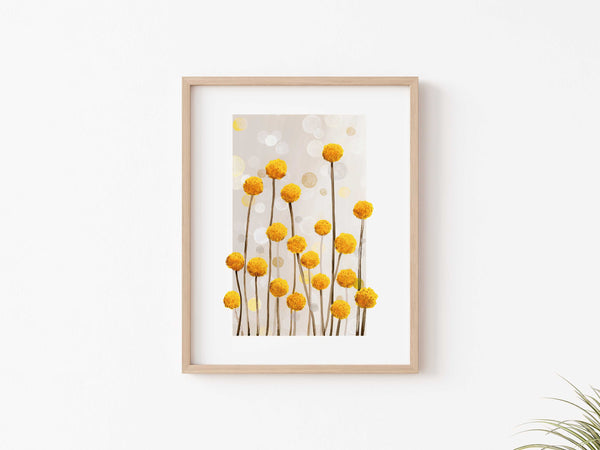 Billy Buttons - Art Print