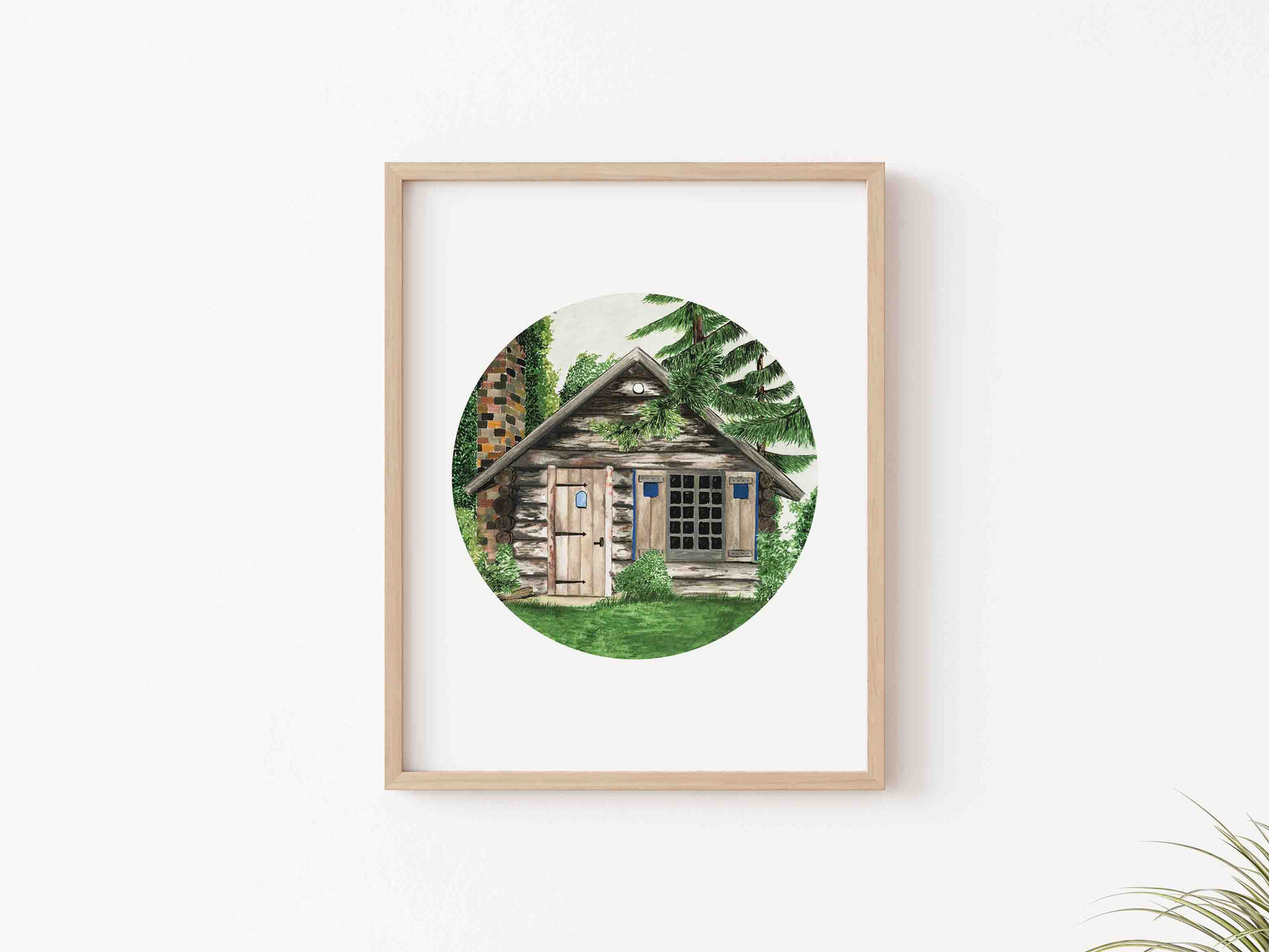 Cabin in the Woods Art Print